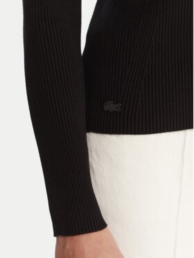 Lacoste Sweter AF4144 Czarny Regular Fit
