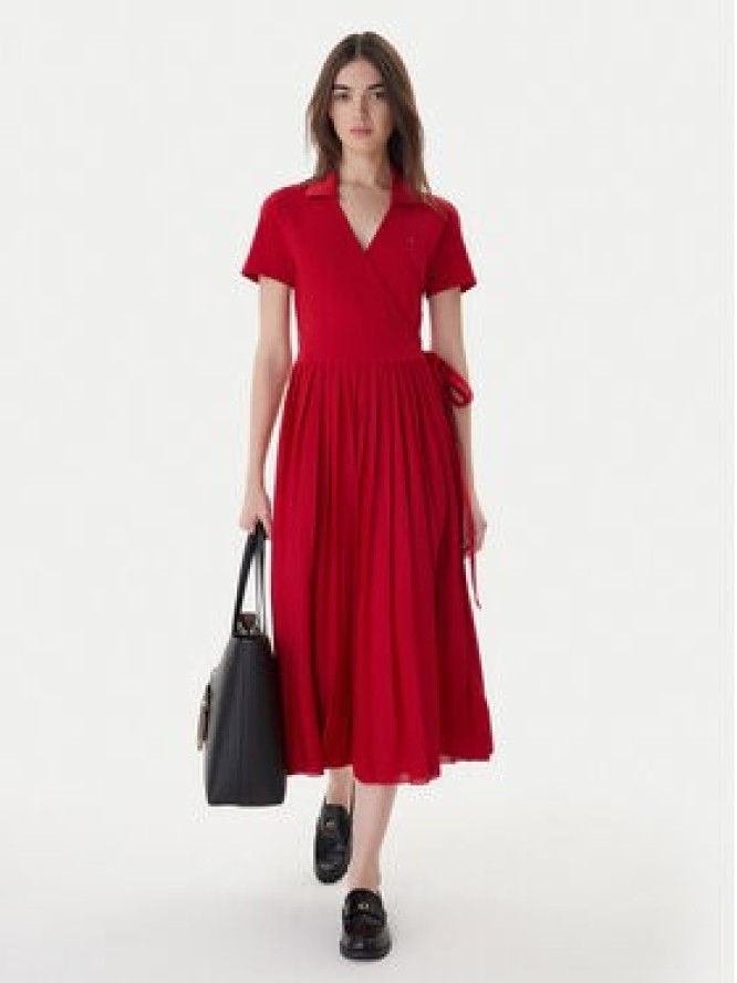 Tommy Hilfiger Sukienka codzienna 1985 WW0WW45733 Czerwony Regular Fit