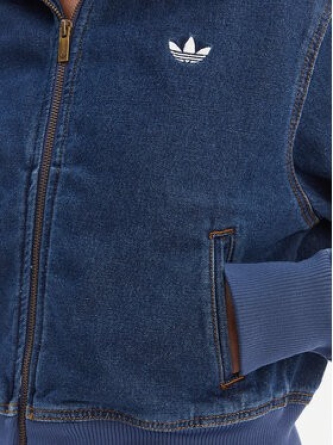 adidas Kurtka jeansowa Firebird KD2913 Niebieski Regular Fit