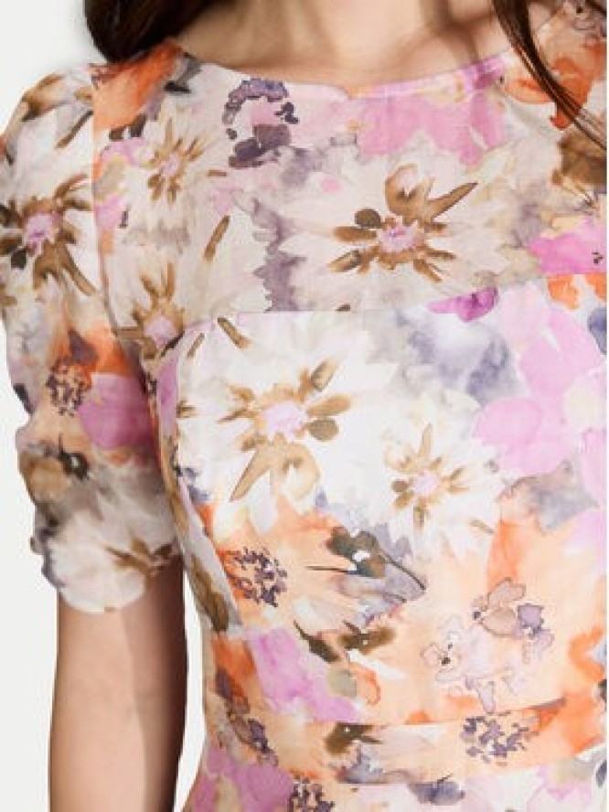 Swing Sukienka koktajlowa 5AJ02300 Kolorowy Regular Fit