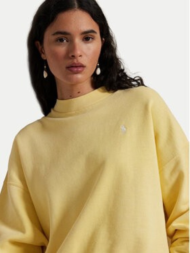 Polo Ralph Lauren Bluza 211965111001 Żółty Oversize