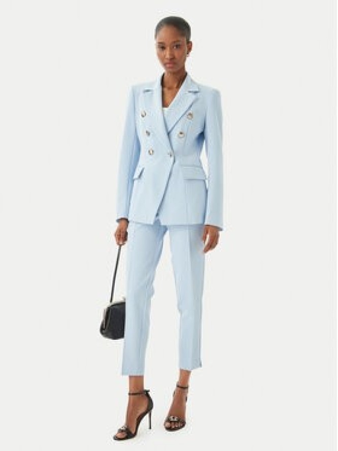 Maryley Spodnie materiałowe 26EB52Z/43MA Niebieski jasny Regular Fit