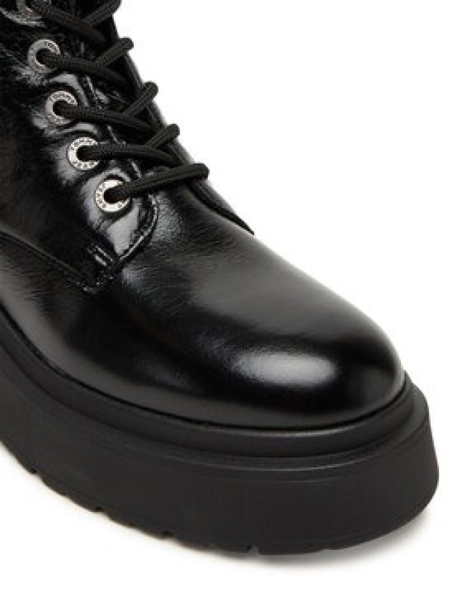 Tommy Jeans Trzewiki Tjw Chunky Shiny EN0EN02848 Czarny