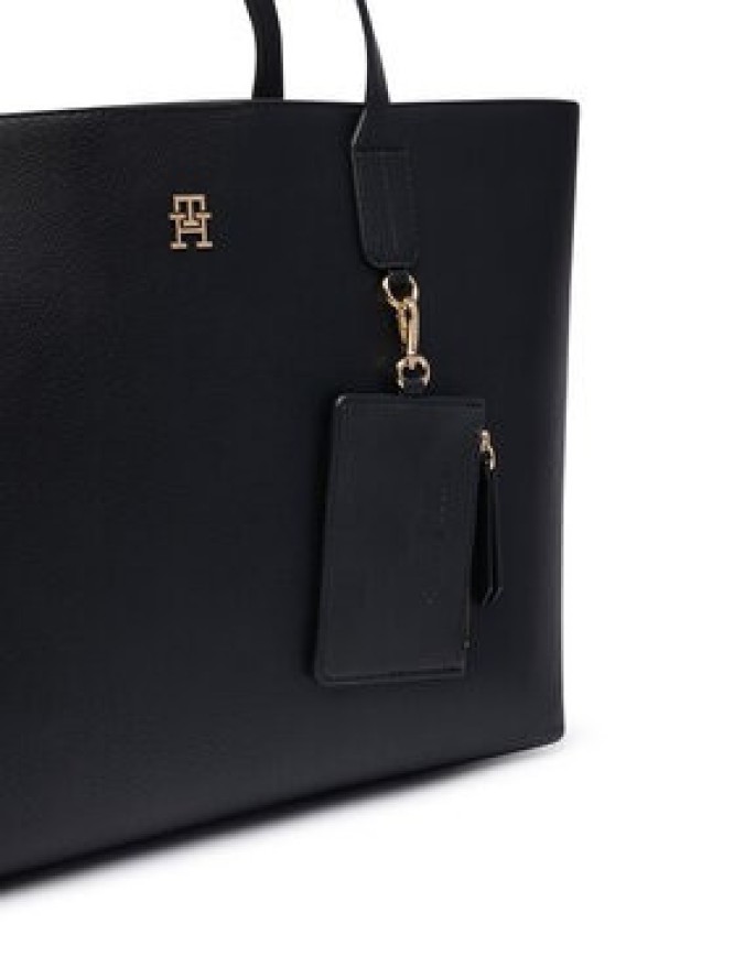 Tommy Hilfiger Torebka Th Icon Tote AW0AW18724 Czarny