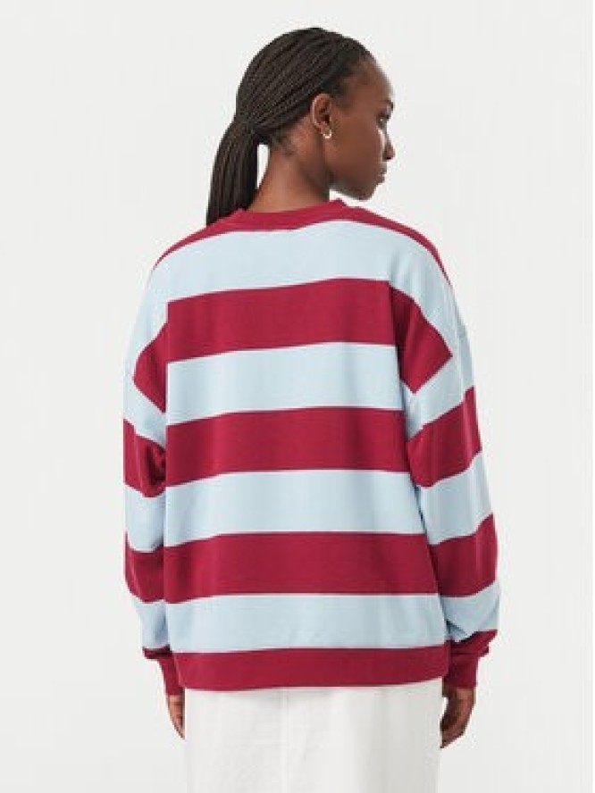 Roxy Bluza Strictly Stripes ERJFT05071 Bordowy Regular Fit