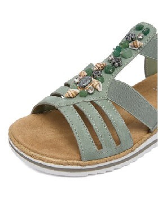 Rieker Sandały CEO-V0649-52 Zielony