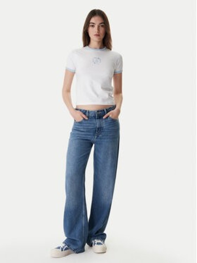 Guess Jeans T-Shirt W6RI16 J1314 Biały Regular Fit