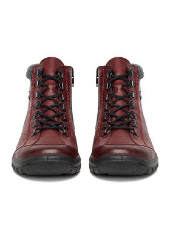 Rieker Trzewiki CEO-L7144-35 Bordowy