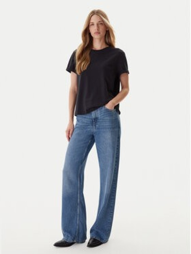 Mustang T-Shirt Monroe 1016755 Czarny Relaxed Fit