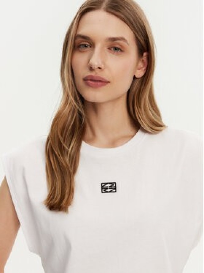 Noisy May T-Shirt Speedy 27033493 Biały Regular Fit