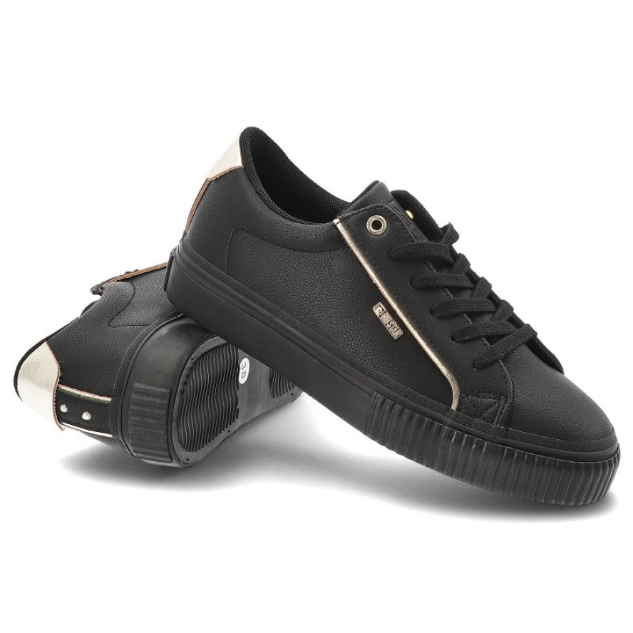 Czarne Sneakersy Big Star Modne Obuwie Damskie