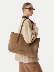 Calvin Klein Torebka Emblem Aop Jacquard LV04F3750G Khaki