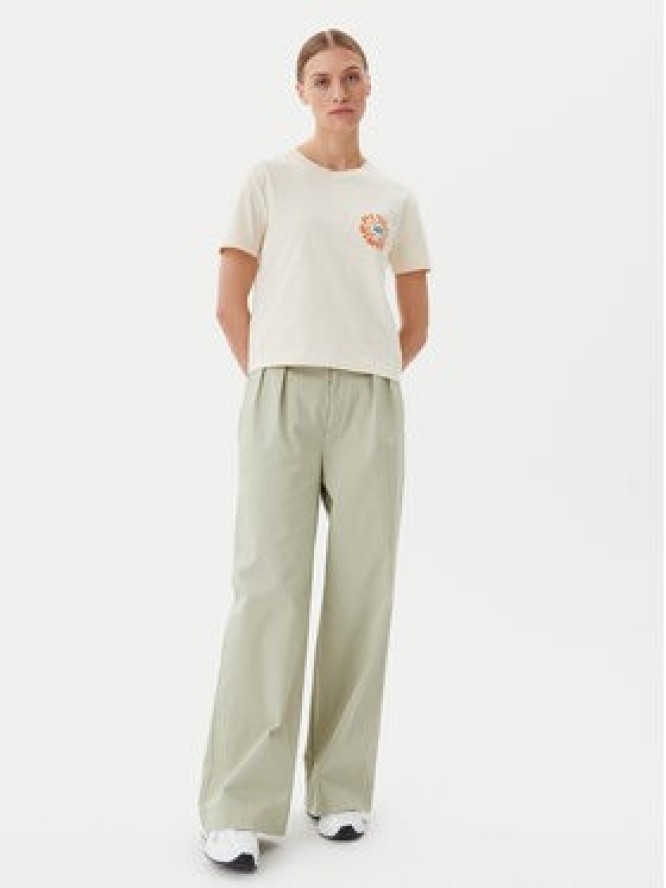 Quiksilver T-Shirt EQWZT03181 Beżowy Relaxed Fit