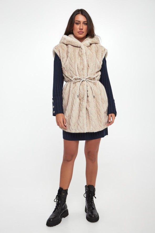 Kamizelka damska futrzana LIU JO