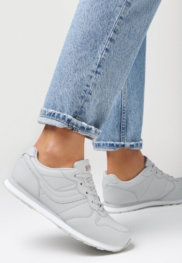 Jasnoszare Buty Sportowe Laodosa