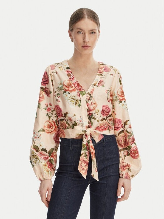 Guess Bluzka W6GHA4 W2565 Pomarańczowy Regular Fit