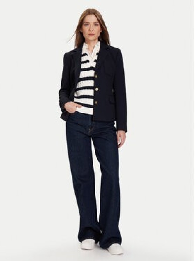 Tommy Hilfiger Marynarka WW0WW46660 Granatowy Slim Fit