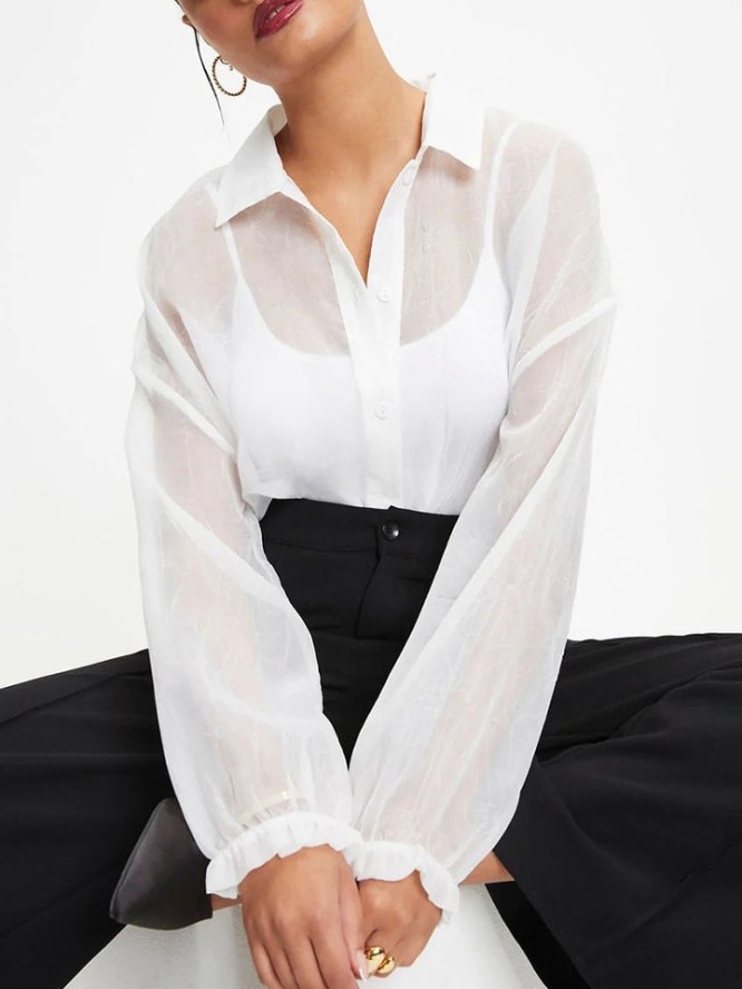 LA Angels Koszula w kolorze kremowym rozmiar: M