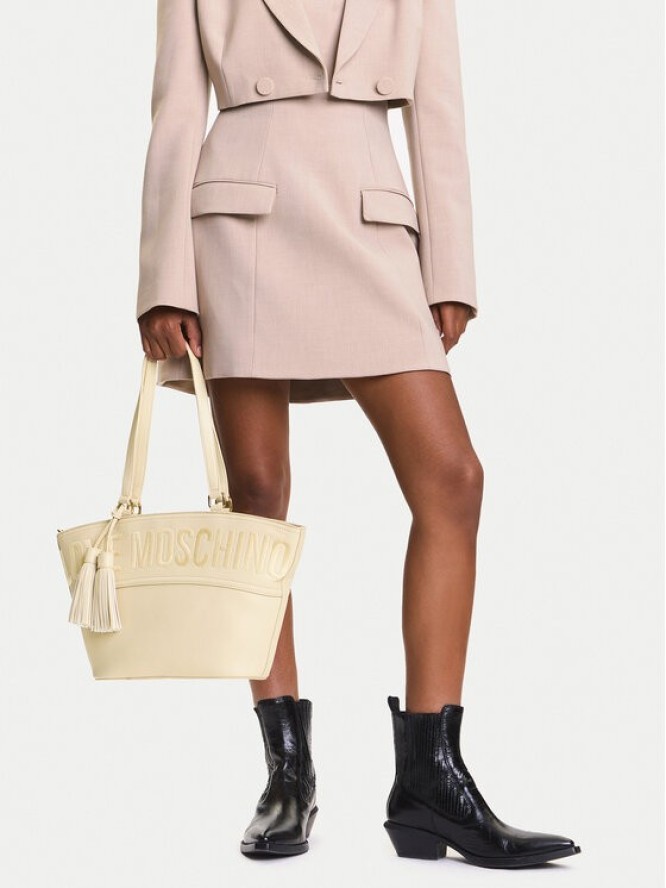 LOVE MOSCHINO Torebka JC4285PP0MKJ0104 Écru