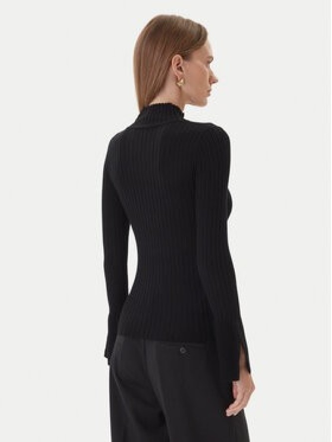 KAOS Golf RI1NT052 0001 Czarny Regular Fit