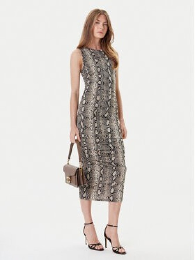 MICHAEL Michael Kors Sukienka koktajlowa MT58319HMC Beżowy Slim Fit