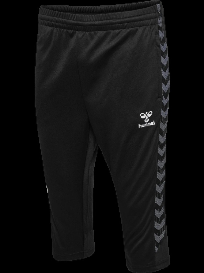 hummel hmlAUTHENTIC 3/4 spodnie z poliestru – BLACK