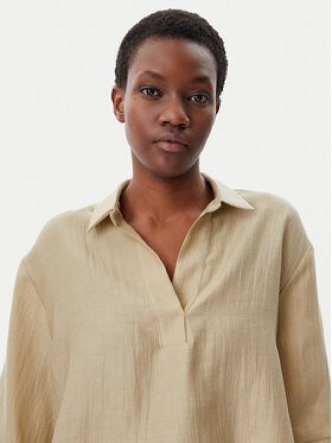 KAOS Bluzka RP1MR064 Beżowy Regular Fit