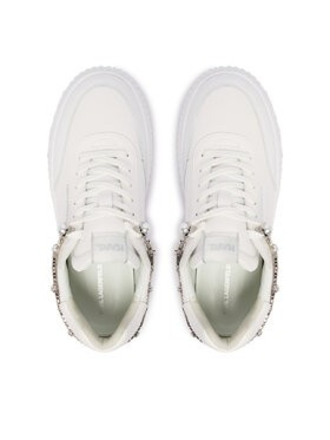 KARL LAGERFELD Sneakersy Kreeper KL42320P Biały