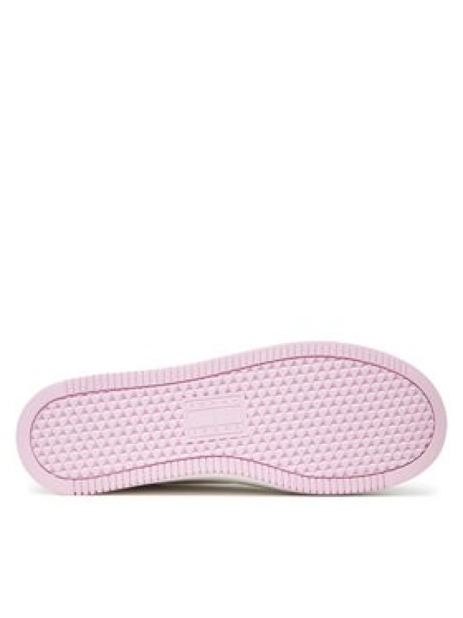 Tommy Jeans Sneakersy Tjw Flatform Patent Sneaker EN0EN02864 Écru