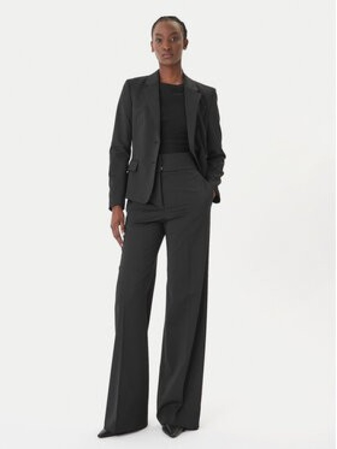 HUGO Spodnie materiałowe Himia 50516143 Czarny Wide Leg