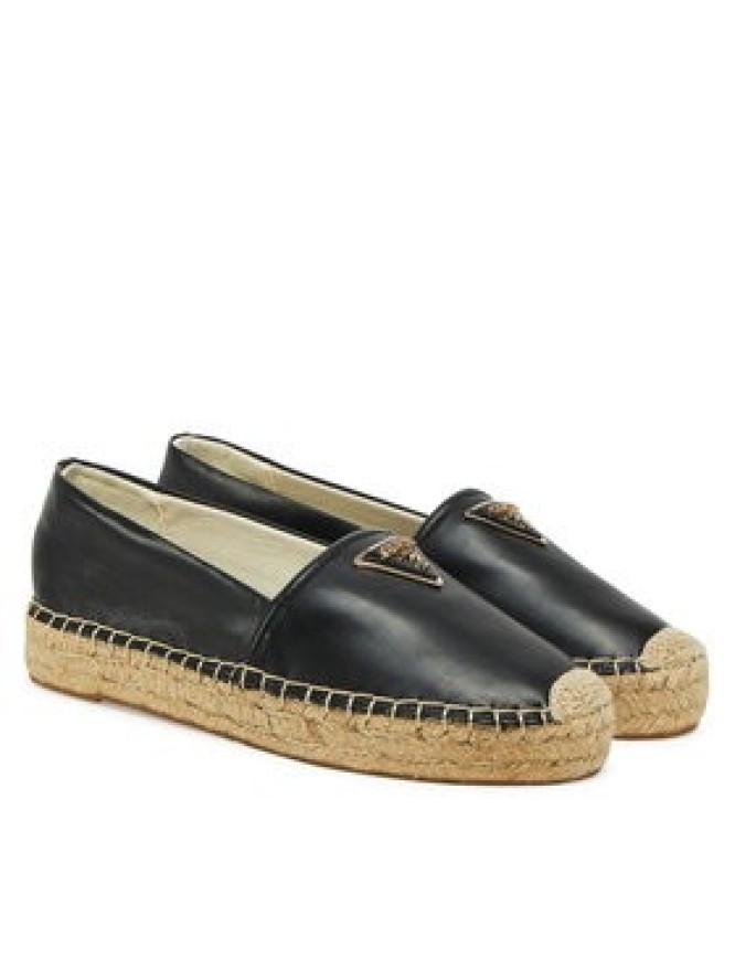 Guess Espadryle FLJLND LEA14 Czarny