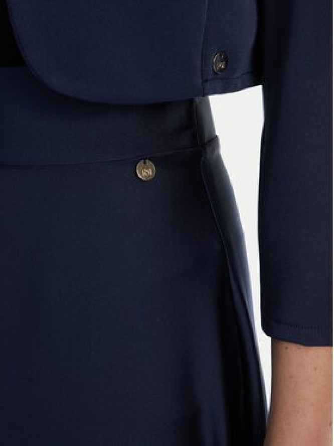 Rinascimento Spódnica maxi CFC0122686003 Granatowy Regular Fit