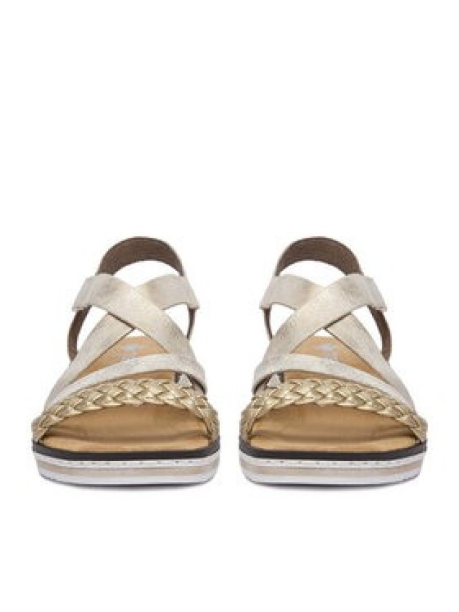 Rieker Sandały CEO-V3663-90 Złoty