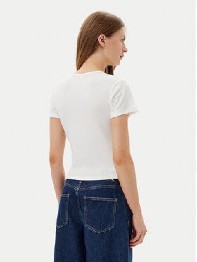 ONLY T-Shirt Daniella 15350554 Biały Slim Fit