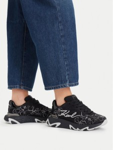 KARL LAGERFELD Sneakersy KL62409 Czarny