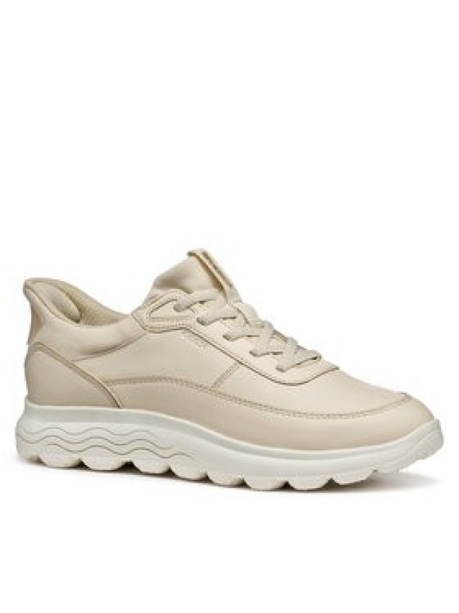 Geox Sneakersy D Spherica Plus D567MB 00085 C1122 Écru