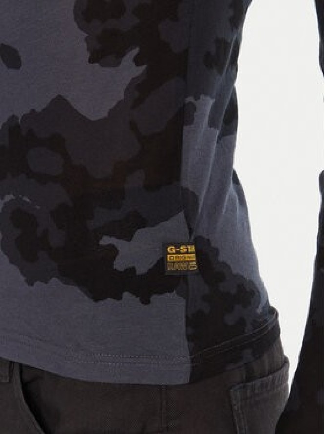 G-Star Raw Bluzka D27103-E151 Granatowy Slim Fit