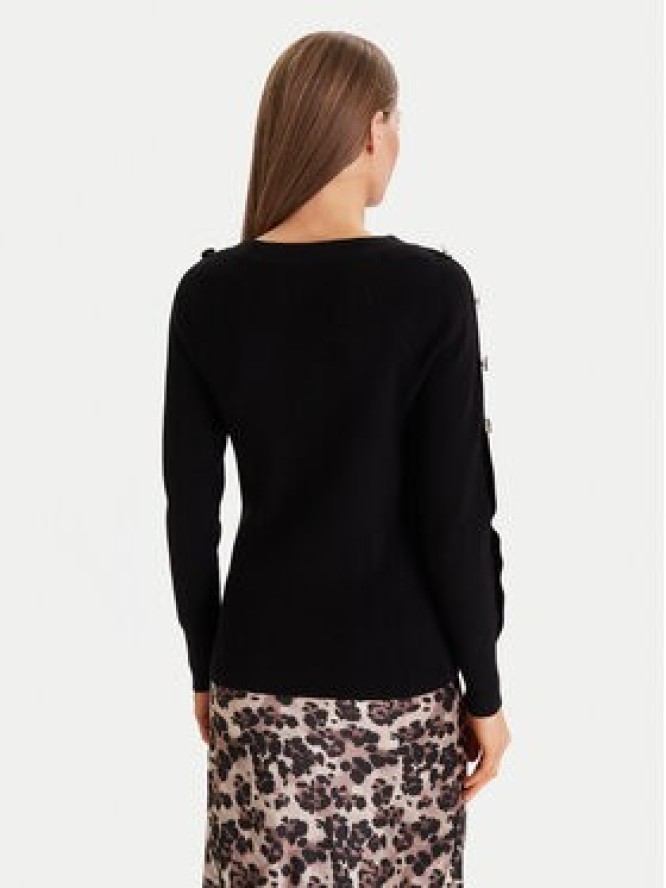 Morgan Sweter 252-MTECNA Czarny Regular Fit