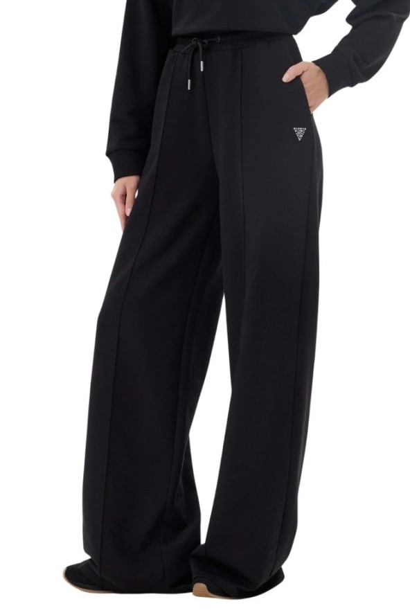 GUESS Czarne dresowe spodnie damskie Primula, Rozmiar S