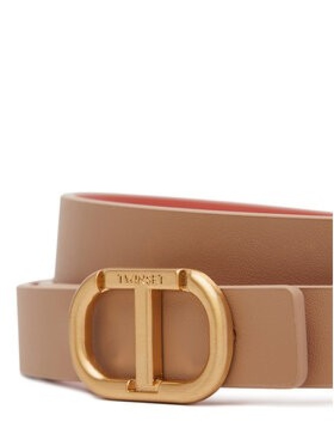 TWINSET Pasek Damski 251TA4381 Beżowy