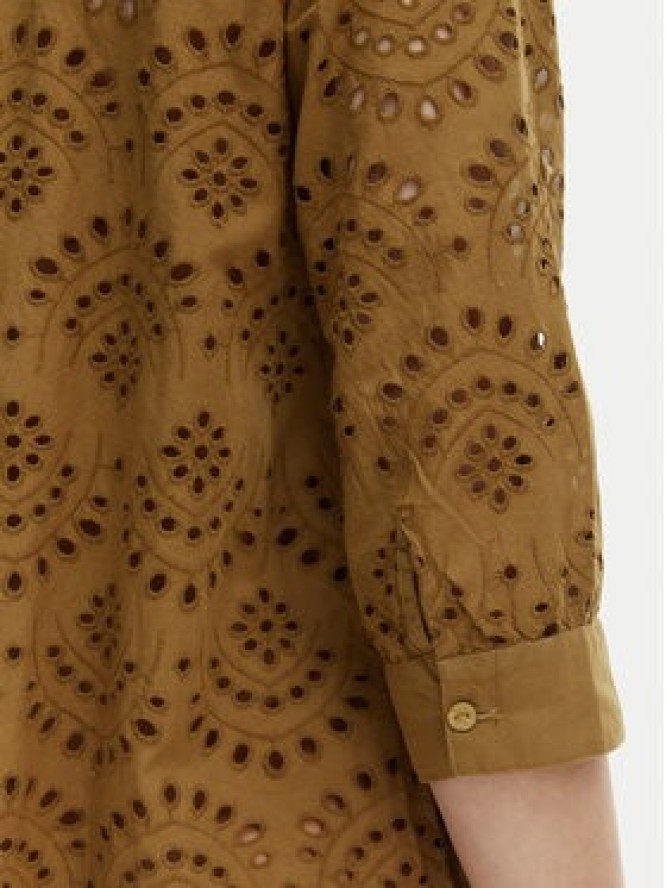 Iconique Sukienka letnia Ella IC26-082 Khaki Relaxed Fit