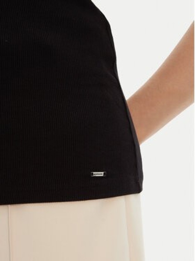 Morgan Top 251-DOUBI Czarny Slim Fit