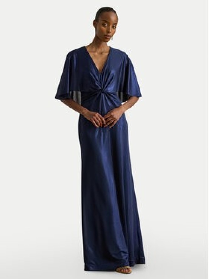 LAUREN RALPH LAUREN Sukienka wieczorowa 253P04061003 Granatowy Regular Fit
