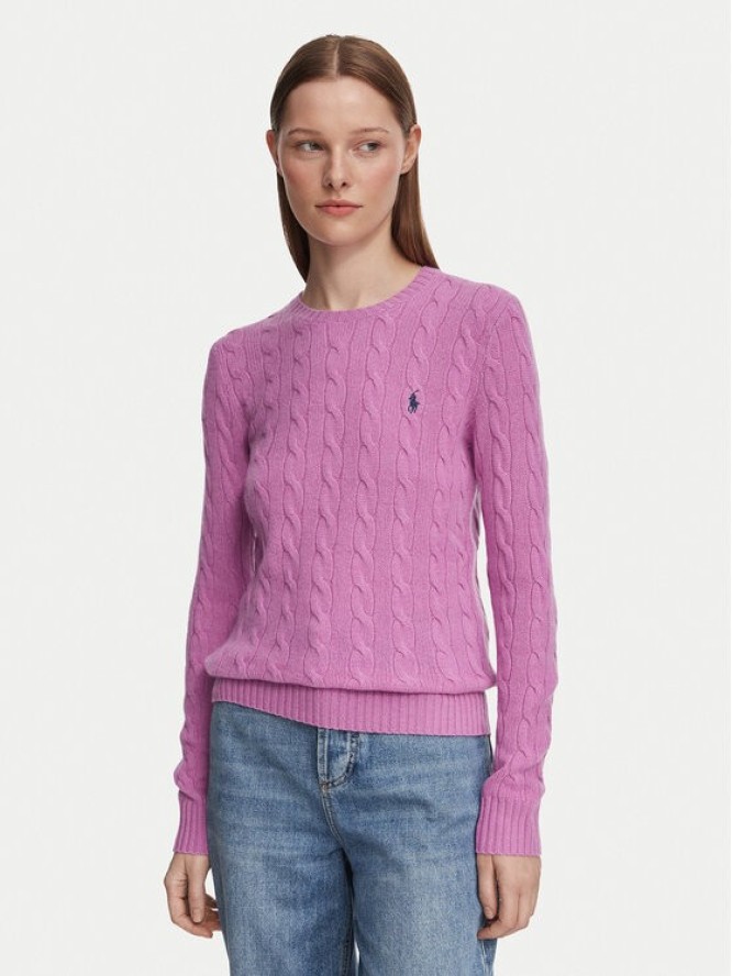 Polo Ralph Lauren Sweter 211971865506 Różowy Regular Fit