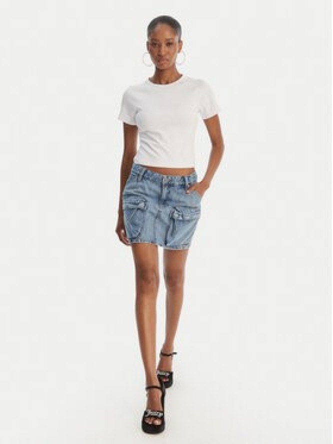 Juicy Couture T-Shirt Baby JCWCT126317 Biały Slim Fit