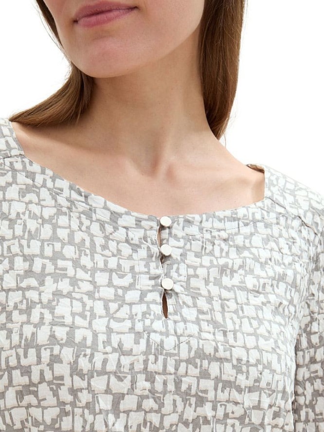 Tom Tailor Bluzka w kolorze szarym rozmiar: XS