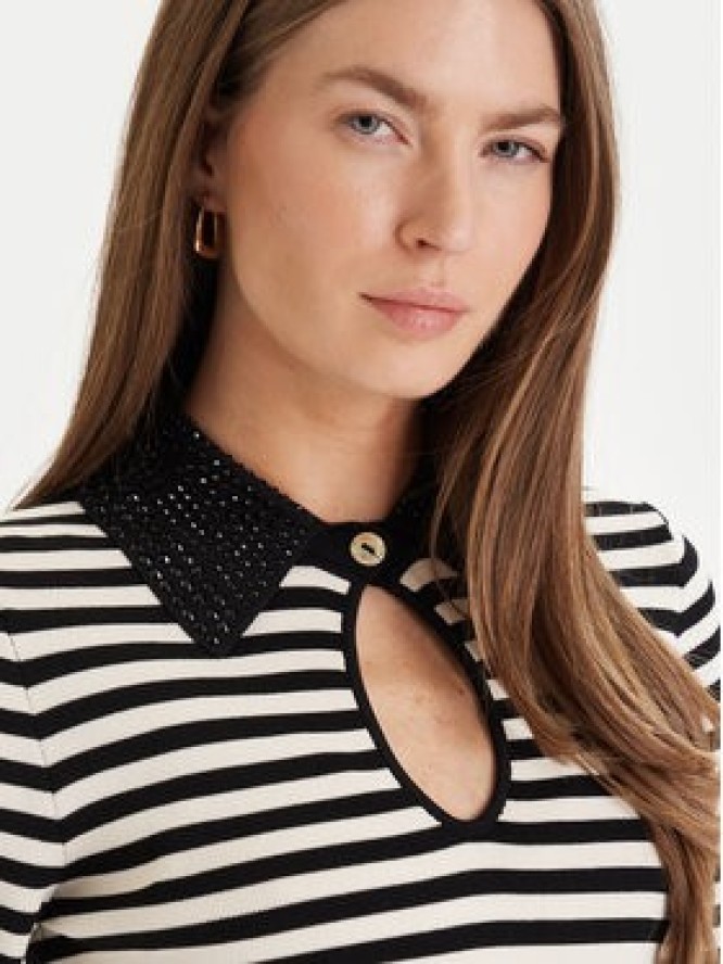 LOLA CASADEMUNT Bluzka LS2615114 Czarny Regular Fit