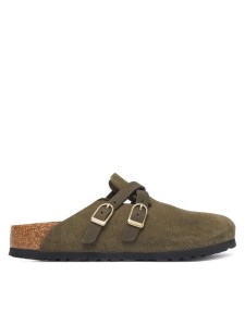 Birkenstock Klapki Blair D-Buckle 1033158 Zielony ciemny