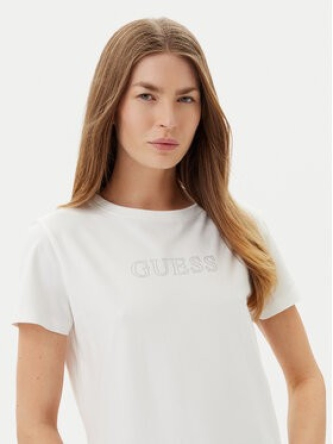 Guess T-Shirt BRIANA SS V3BI11 J1314 Biały Active Fit