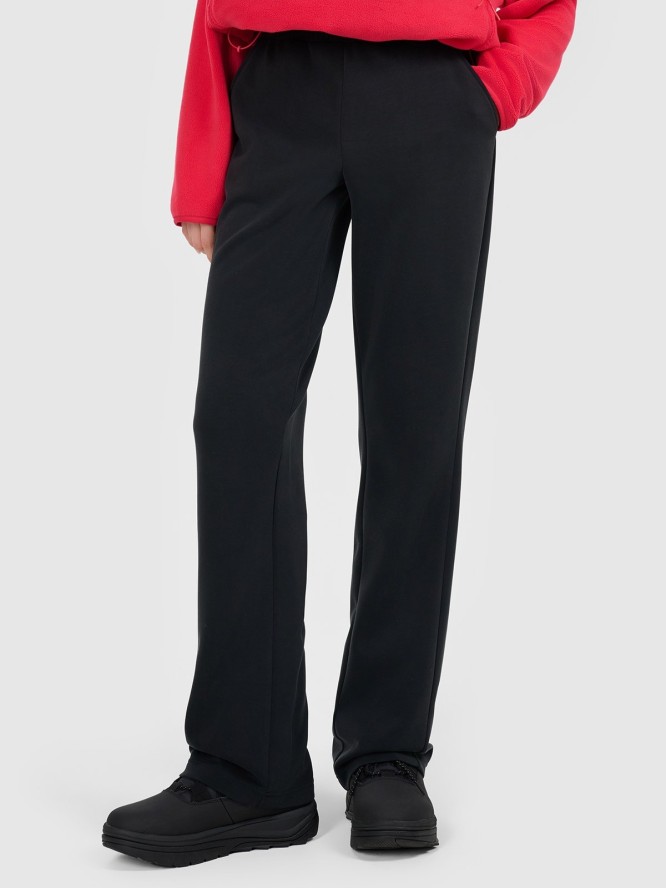 4F Spodnie dresowe z modalem damskie - czarne M